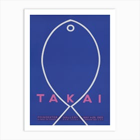 Takai Vintage Exhibition Poster Art Print