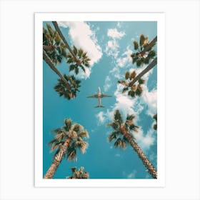Palm Trees In The Sky 13 Art Print