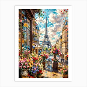 Eiffel Tower, Paris Art Print