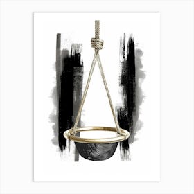 Hanging Planter Art Print