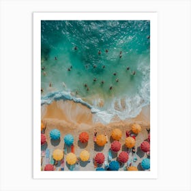 Aerial View Miami Beach Art Print