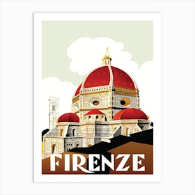 Florence Cathedral, Santa Maria del Fiore, Italy Art Print