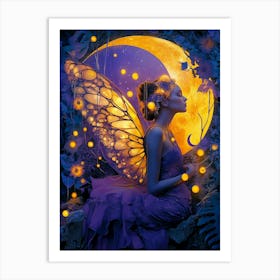 glow Fairy Art Print