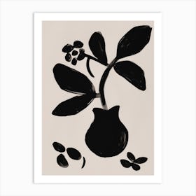 Black Still Life Art Print