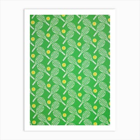 Tennis Rackets 1 Art Print