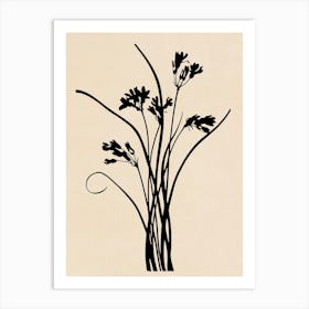 Wildflowers In A Vase Art Print