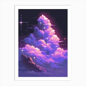 Pixel Art 2 Art Print