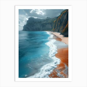 Sand Beach Art Print