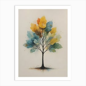 Autumn Tree Art Print