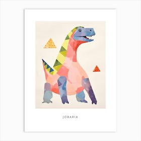 Nursery Dinosaur Art Jobaria 3 Poster Art Print