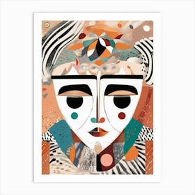 Face Of A Woman 5 Art Print