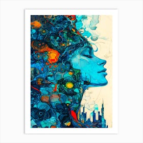 Thought Thought - Deep In Thought Art Print