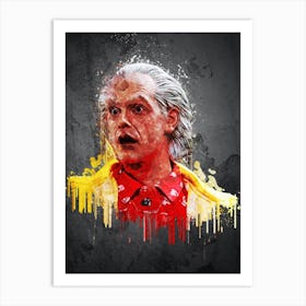 Christopher Lloyd Or Dr Emmett Brown 1 Art Print