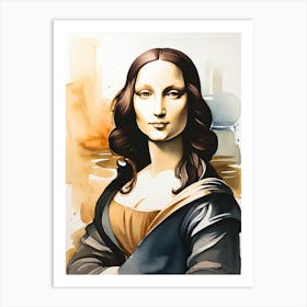 Mona Lisa 3 Art Print