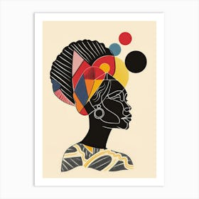 African Woman 125 Art Print