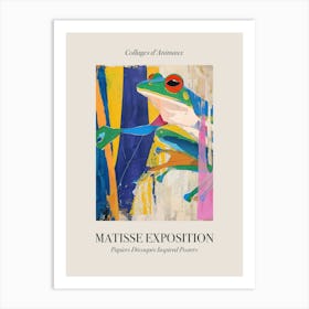 Frog 1 Matisse Inspired Exposition Animals Poster Art Print