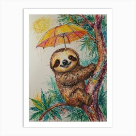 Sloth 21 Art Print