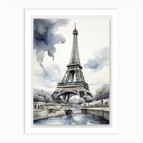 Paris Eiffel Tower Canvas art print Art Print