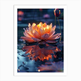 Lotus Flower Art Print