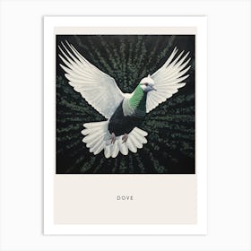Ohara Koson Inspired Bird Painting Dove 4 Poster Art Print
