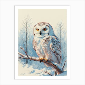 Snowy Owl Art Print