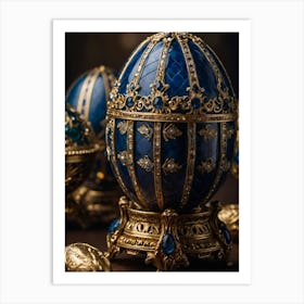 Luxurious Easter Egg Decor Art Print