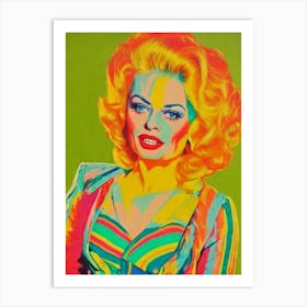 Jacki Weaver Colourful Pop Movies Art Movies Art Print