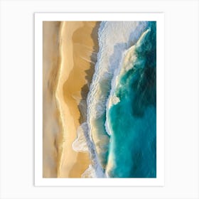 Aerial View Of A Beach 72 Art Print