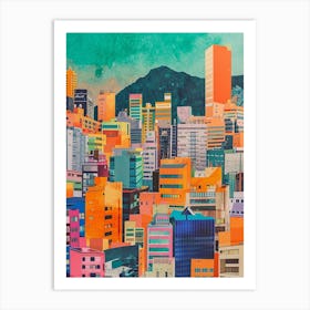 Kitsch 1980s Seoul Collage 3 Art Print