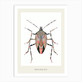 Colourful Insect Illustration Boxelder Bug 14 Poster Art Print