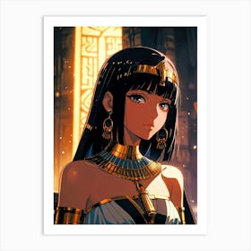 Cleopatra Portrait Artwork 10 Art Print