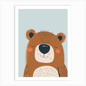 Bear Illustration 1 Art Print