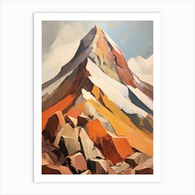Cerro Mercedario Argentina 1 Mountain Painting Art Print