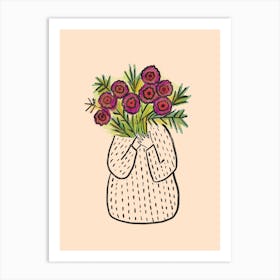 Bashful Blooms Art Print