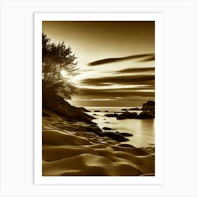 Sunset On The Beach 989 Art Print