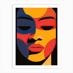 Seychelles, Bold Outlines 3 Art Print