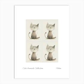 Cute Animals Collection Kitten 5 Art Print