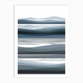 Abstract Waves 2 Art Print