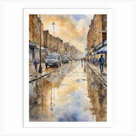 London Street Scene 4 Art Print