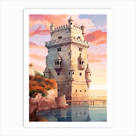 Tower Of Belem Lisbon Portugal Art Print