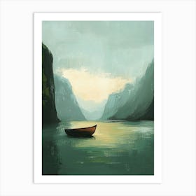 Boat In The Water Art Print