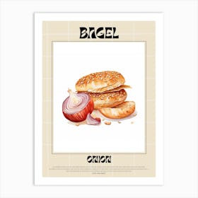 Onion Bagel 5 Art Print