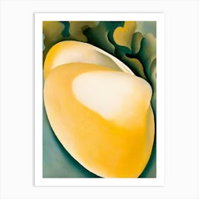 Georgia O'Keeffe - Tan Clam Shell with Seaweed. 1926 Art Print