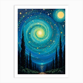 Starry Night 227 Art Print