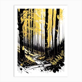 Forest Path 53 Art Print