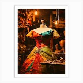 Dressmaker'S Workshop Art Print