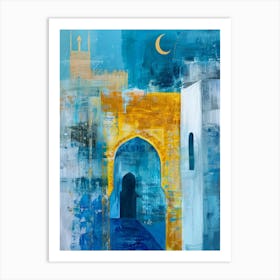 Blue Moon 5 Art Print