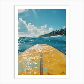 Surfer In The Ocean 2 Art Print