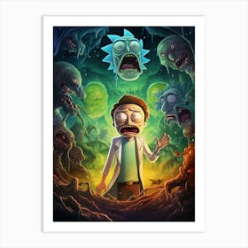 Rick and Morty Movie Art Print