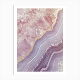 Agate Wall Art Art Print